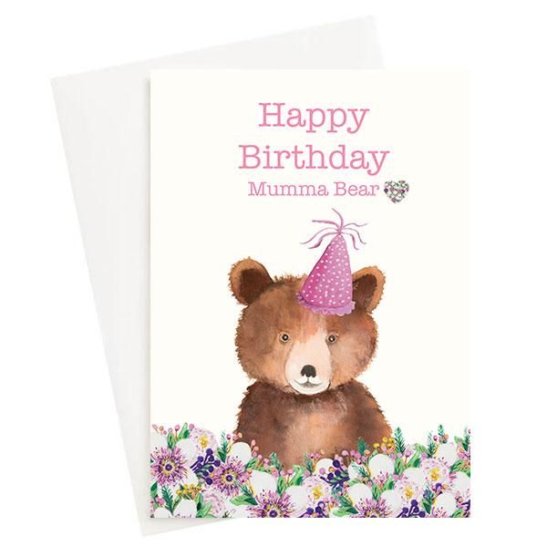 Birthday Card - Beary Happy Birthday